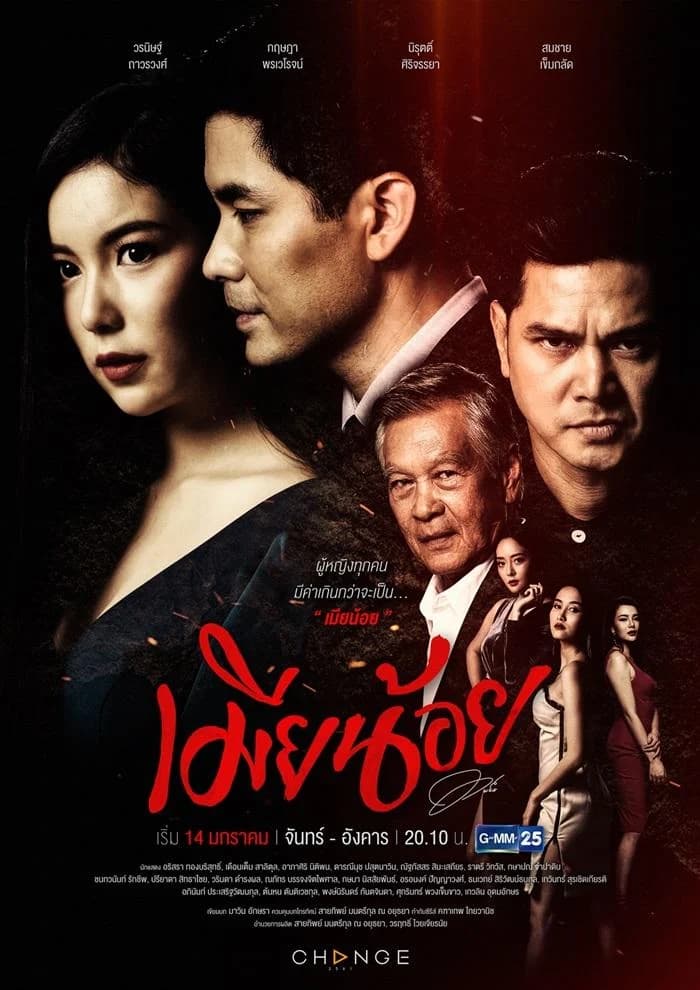 โปสเตอร์ละคร เมียน้อย ใช้เป็นพื้นหลัง