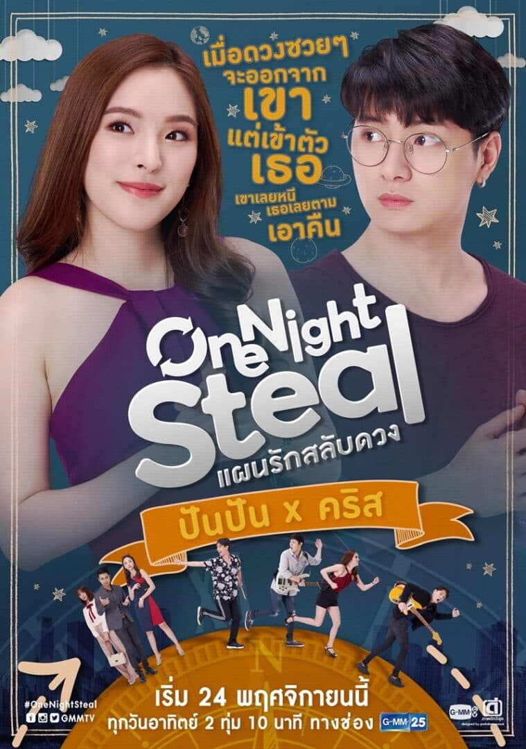 โปสเตอร์ละคร แผนรักสลับดวง ใช้เป็นพื้นหลัง