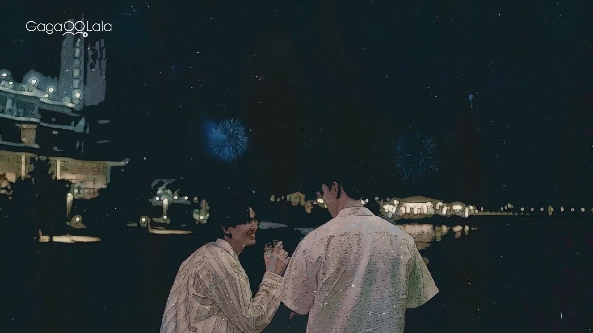 โปสเตอร์ละคร ค่อย ๆ รัก ใช้เป็นพื้นหลัง