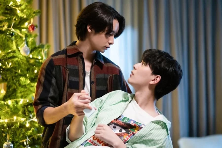 โปสเตอร์ละคร I Saw You in My Dream เธอ ฉัน ฝัน เรา ใช้เป็นพื้นหลัง