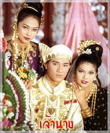 โปสเตอร์ละคร เจ้านาง ใช้เป็นพื้นหลัง