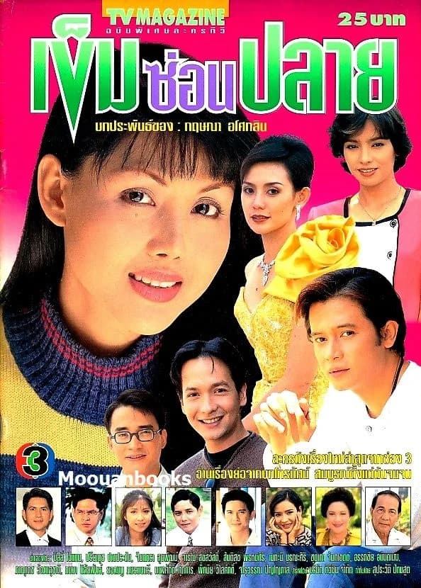 โปสเตอร์ละคร เข็มซ่อนปลาย ใช้เป็นพื้นหลัง