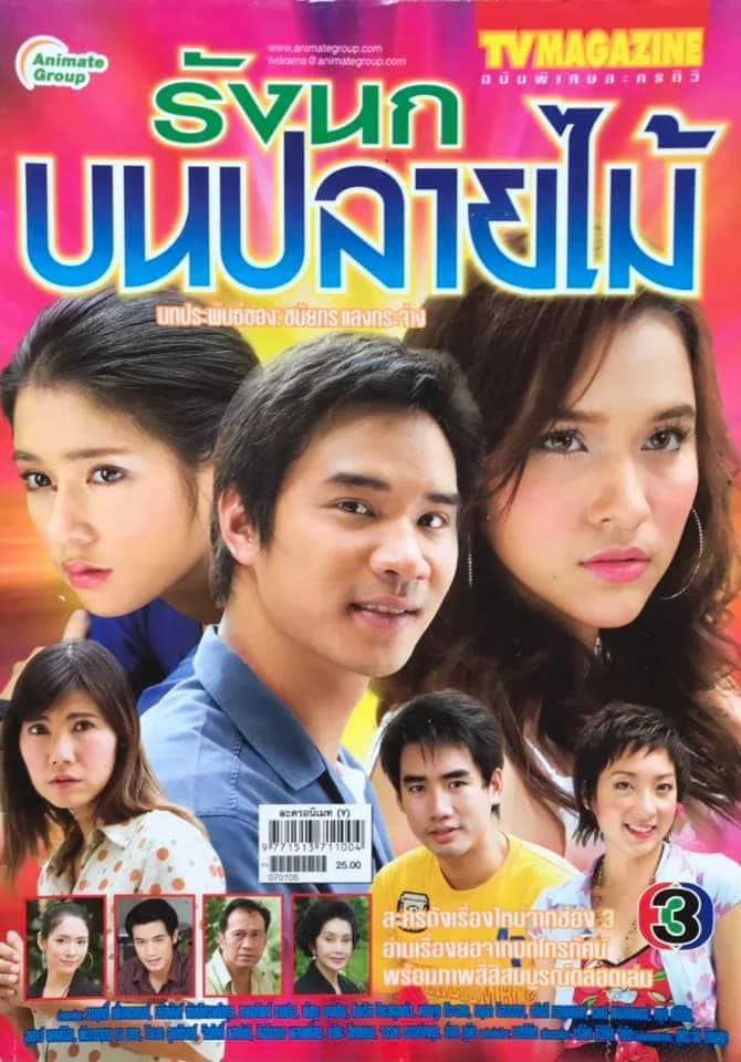โปสเตอร์ละคร รังนกบนปลายไม้ ใช้เป็นพื้นหลัง