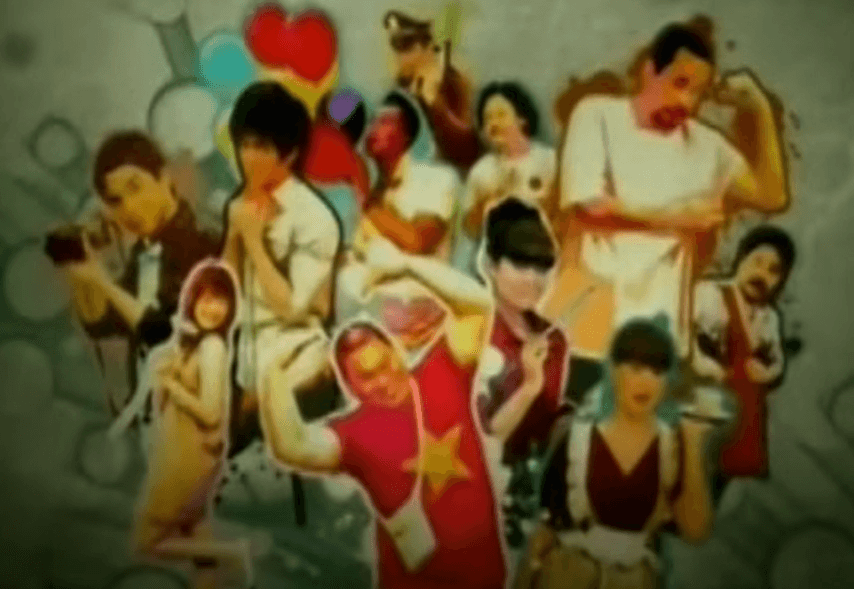 โปสเตอร์ละคร ระเบิดเถิดเทิง รุ่น 3 ใช้เป็นพื้นหลัง