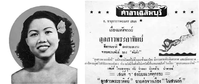 โปสเตอร์ภาพยนตร์ ลูกสาวพระอาทิตย์ ใช้เป็นพื้นหลัง