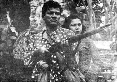 โปสเตอร์ภาพยนตร์ เลือดทรยศ (ขุนโจรใจเพ็ชร ภาคจบ) ใช้เป็นพื้นหลัง