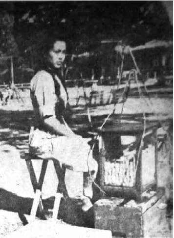 โปสเตอร์ภาพยนตร์ ลี่หลิน ใช้เป็นพื้นหลัง