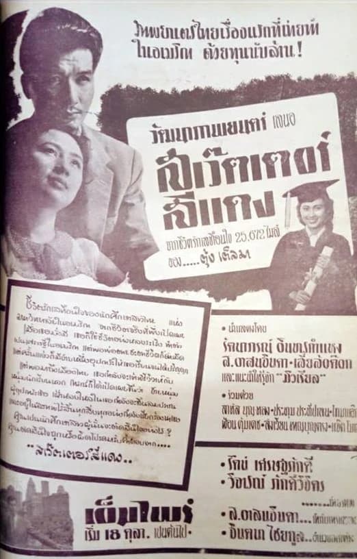 โปสเตอร์ภาพยนตร์ สเว็ตเตอร์สีแดง ใช้เป็นพื้นหลัง