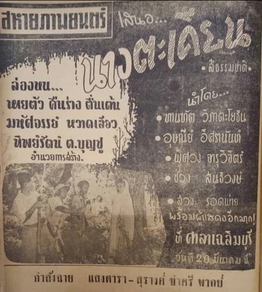 โปสเตอร์ภาพยนตร์ นางตะเคียน ใช้เป็นพื้นหลัง