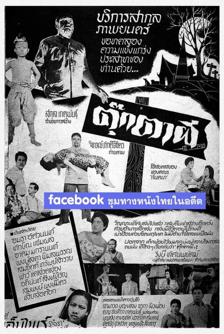 โปสเตอร์ภาพยนตร์ ตุ๊กตาผี ใช้เป็นพื้นหลัง