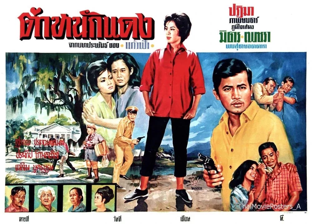 โปสเตอร์ภาพยนตร์ ตำหนักแดง ใช้เป็นพื้นหลัง