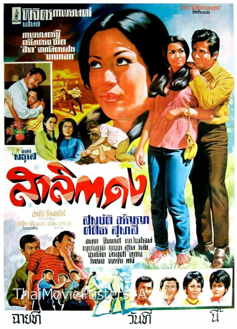 โปสเตอร์ภาพยนตร์ สาลิกาดง ใช้เป็นพื้นหลัง