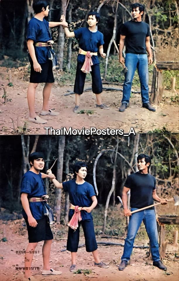 โปสเตอร์ภาพยนตร์ พิษพยาบาท ใช้เป็นพื้นหลัง