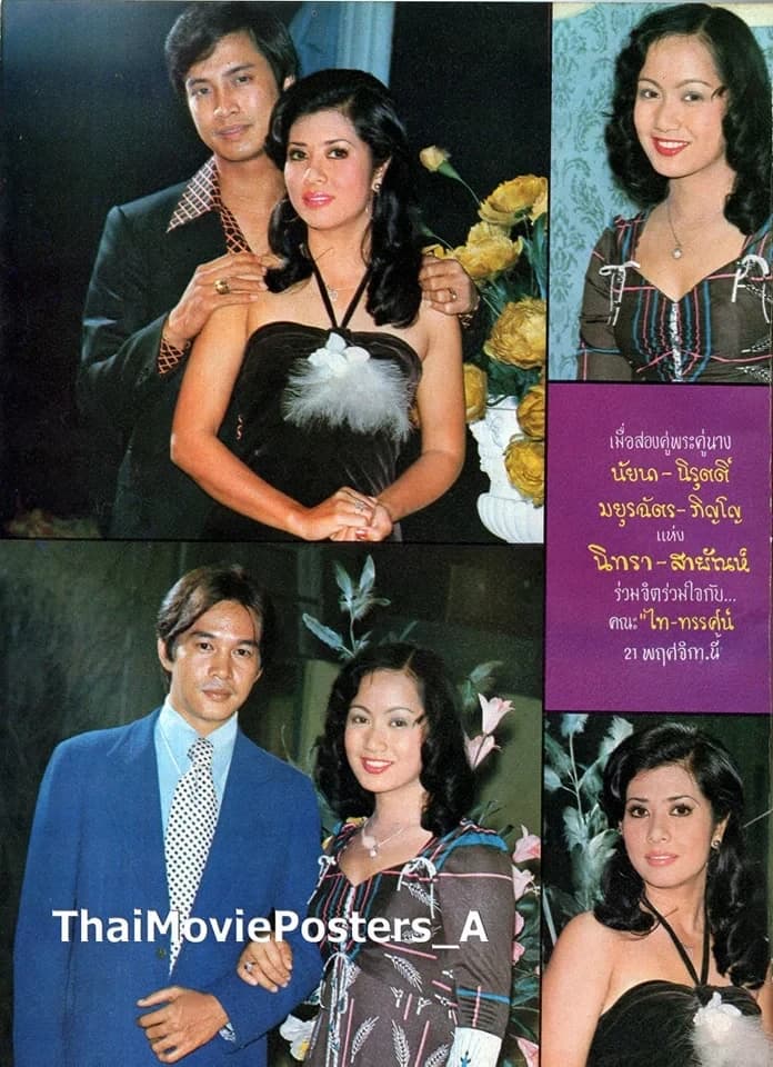 โปสเตอร์ภาพยนตร์ นิทรา สายัณห์ ใช้เป็นพื้นหลัง