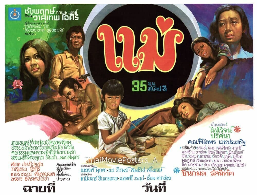 โปสเตอร์ภาพยนตร์ แม่ ใช้เป็นพื้นหลัง