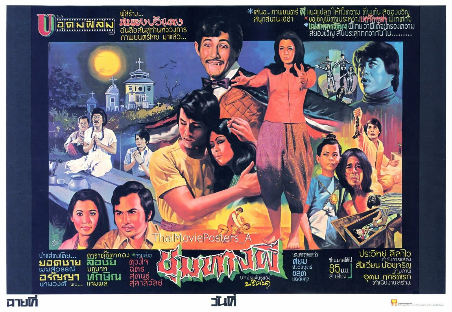 โปสเตอร์ภาพยนตร์ ชุมทางผี ใช้เป็นพื้นหลัง