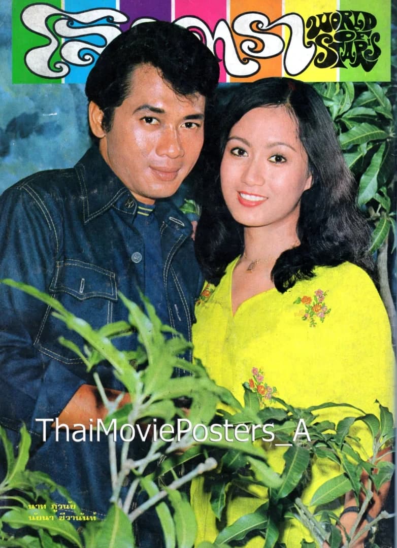 โปสเตอร์ภาพยนตร์ สันติ-วีณา ใช้เป็นพื้นหลัง