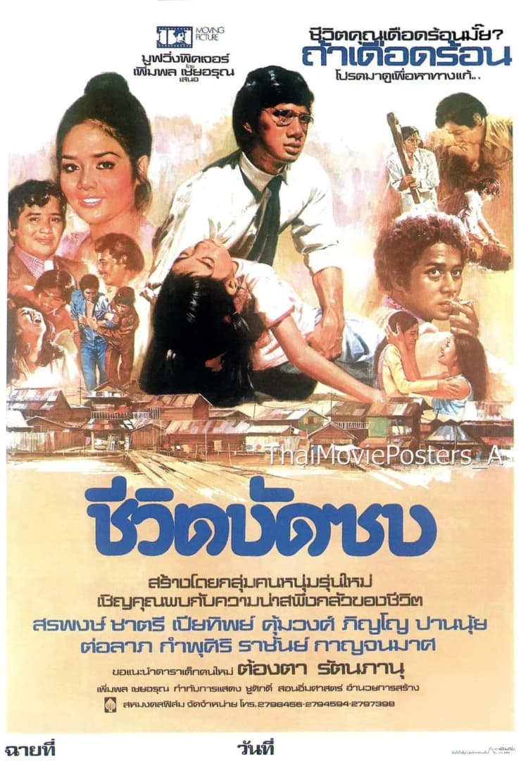 โปสเตอร์ภาพยนตร์ ชีวิตบัดซบ ใช้เป็นพื้นหลัง