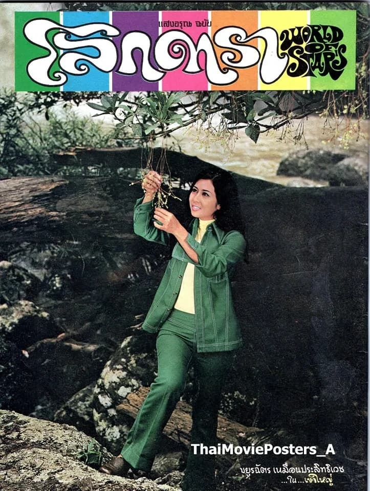 โปสเตอร์ภาพยนตร์ เขาใหญ่ ใช้เป็นพื้นหลัง