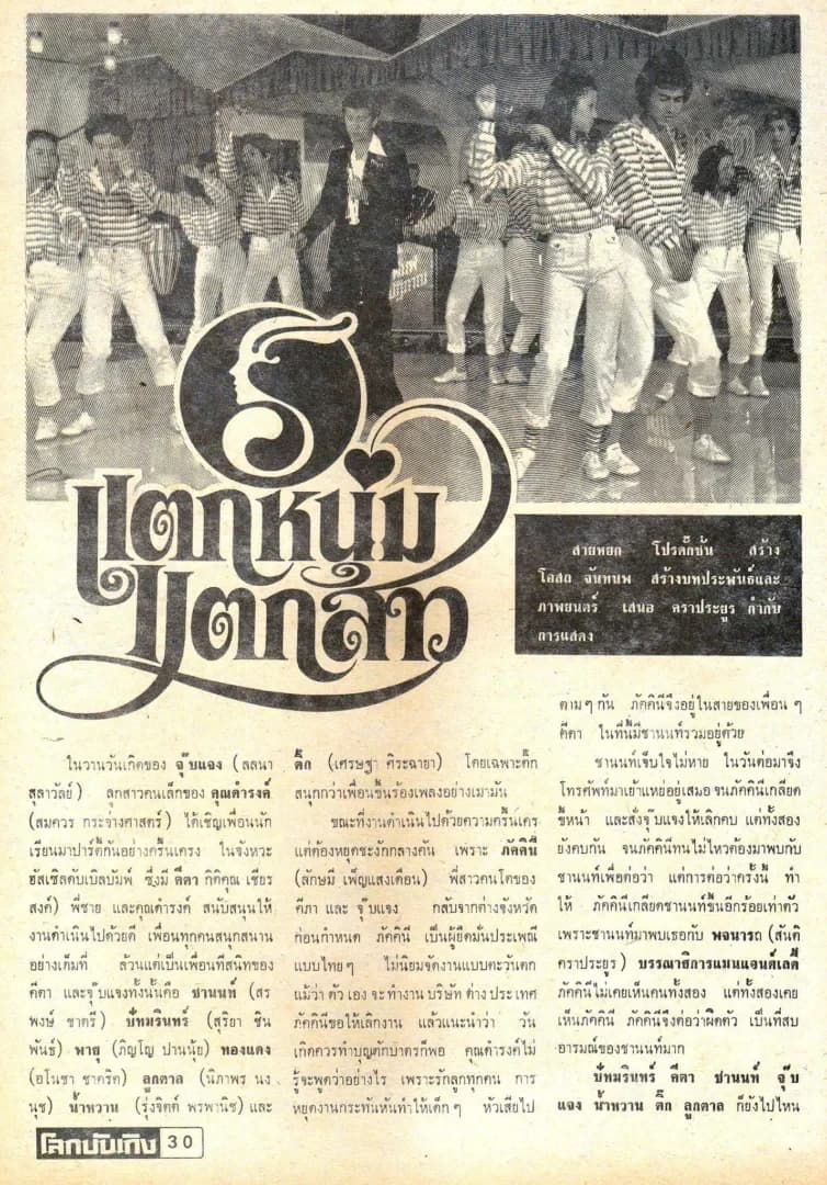 โปสเตอร์ภาพยนตร์ แตกหนุ่มแตกสาว ใช้เป็นพื้นหลัง