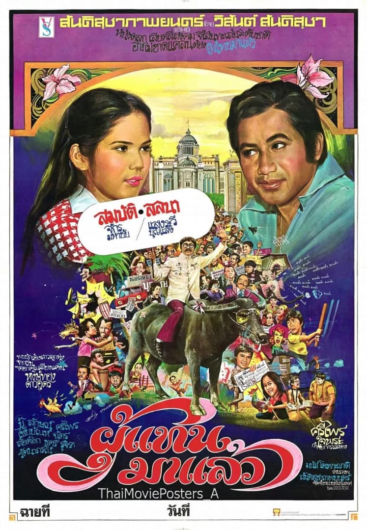 โปสเตอร์ภาพยนตร์ ผู้แทนมาแล้ว ใช้เป็นพื้นหลัง