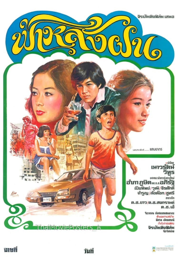โปสเตอร์ภาพยนตร์ ฟ้าหลังฝน ใช้เป็นพื้นหลัง