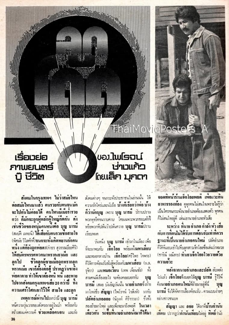 โปสเตอร์ภาพยนตร์ ลูกโดด ใช้เป็นพื้นหลัง