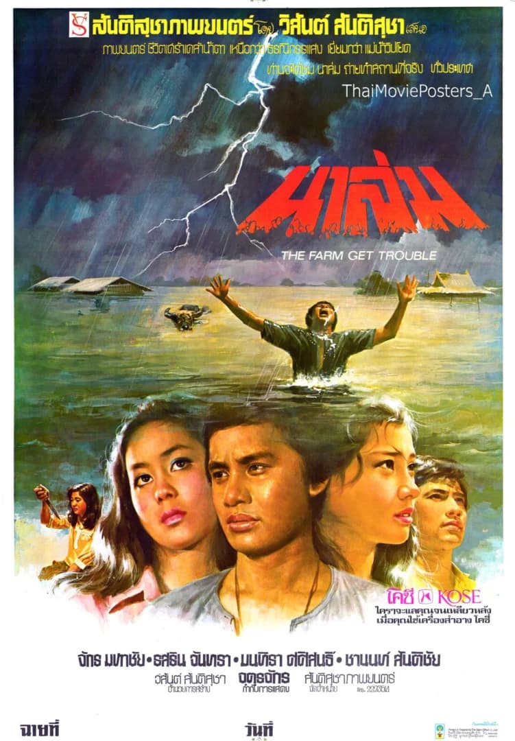 โปสเตอร์ภาพยนตร์ นาล่ม ใช้เป็นพื้นหลัง