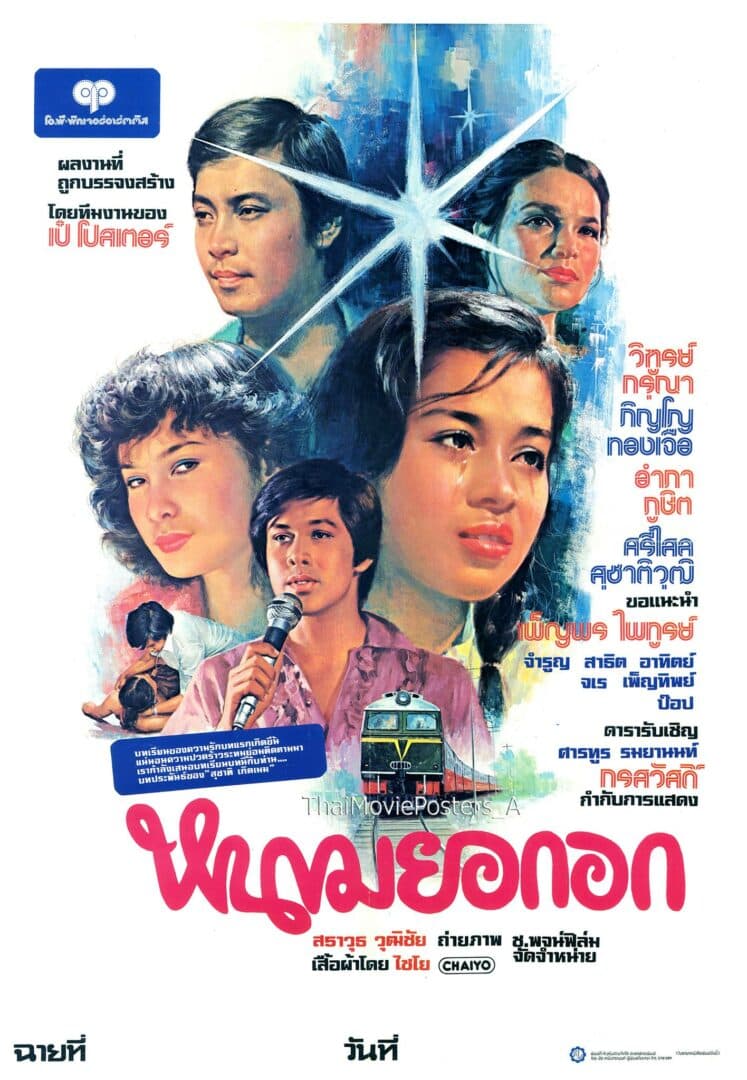 โปสเตอร์ภาพยนตร์ หนามยอกอก ใช้เป็นพื้นหลัง