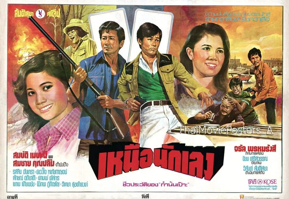 โปสเตอร์ภาพยนตร์ เหนือนักเลง ใช้เป็นพื้นหลัง