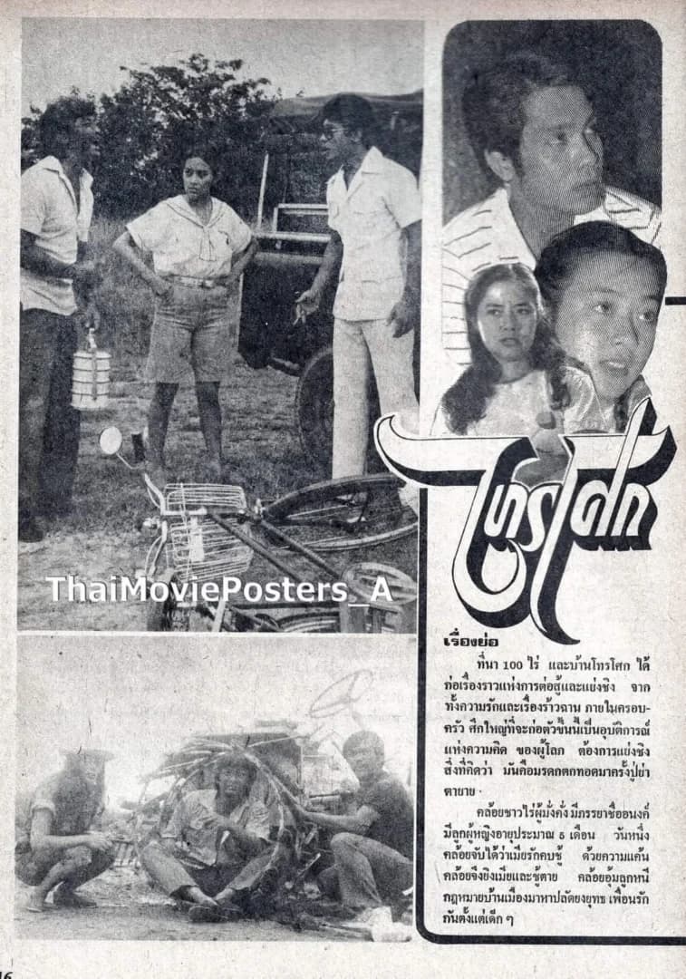 โปสเตอร์ภาพยนตร์ ไทรโศก ใช้เป็นพื้นหลัง