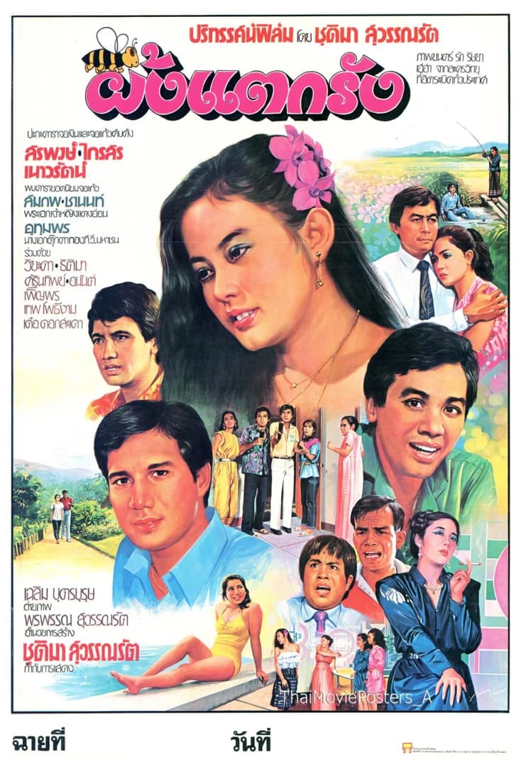 โปสเตอร์ภาพยนตร์ ผึ้งแตกรัง ใช้เป็นพื้นหลัง