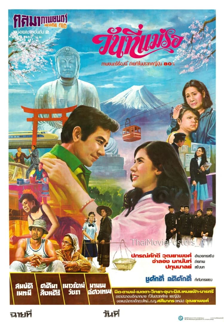 โปสเตอร์ภาพยนตร์ วันที่แม่รอ ใช้เป็นพื้นหลัง