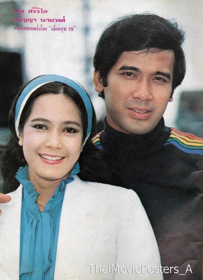 โปสเตอร์ภาพยนตร์ เล็บครุฑ 78 ใช้เป็นพื้นหลัง