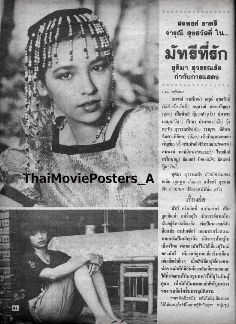 โปสเตอร์ภาพยนตร์ มัทรีที่รัก ใช้เป็นพื้นหลัง