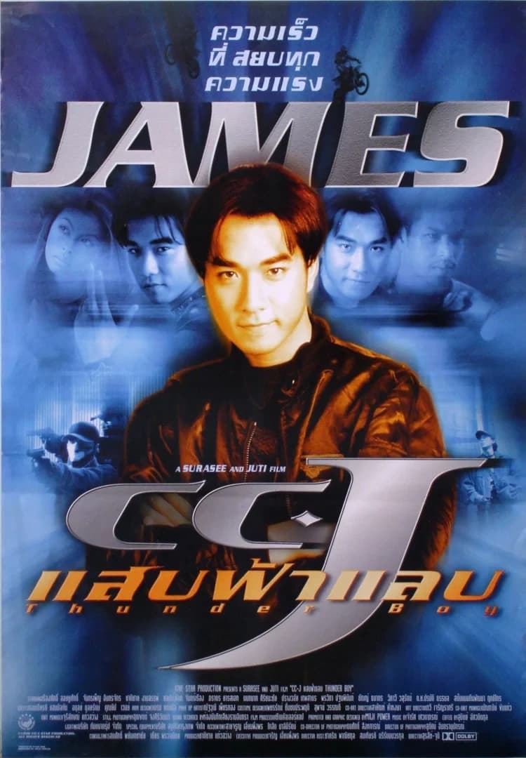 โปสเตอร์ภาพยนตร์ CCJ แสบฟ้าแลบ ใช้เป็นพื้นหลัง