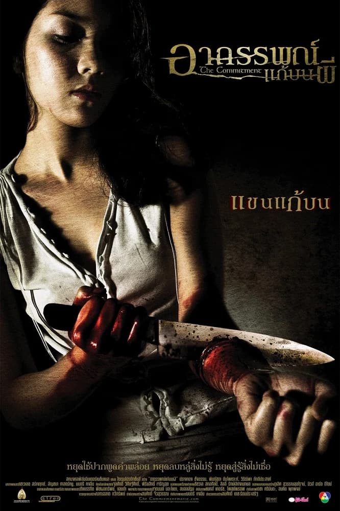 โปสเตอร์ภาพยนตร์ อาถรรพณ์ แก้บนผี ใช้เป็นพื้นหลัง