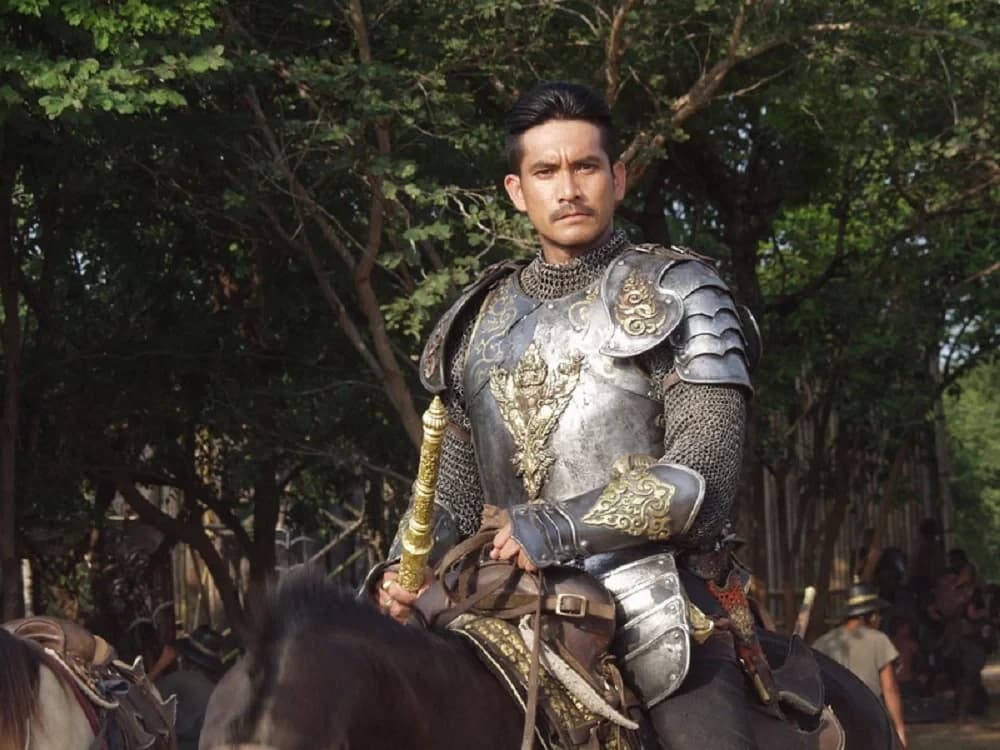 โปสเตอร์ภาพยนตร์ ตำนานสมเด็จพระนเรศวรมหาราช ภาค ๒ ประกาศอิสรภาพ ใช้เป็นพื้นหลัง