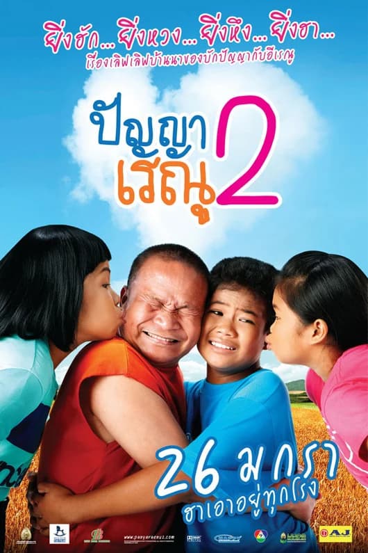 โปสเตอร์ภาพยนตร์ ปัญญา เรณู 2 ใช้เป็นพื้นหลัง