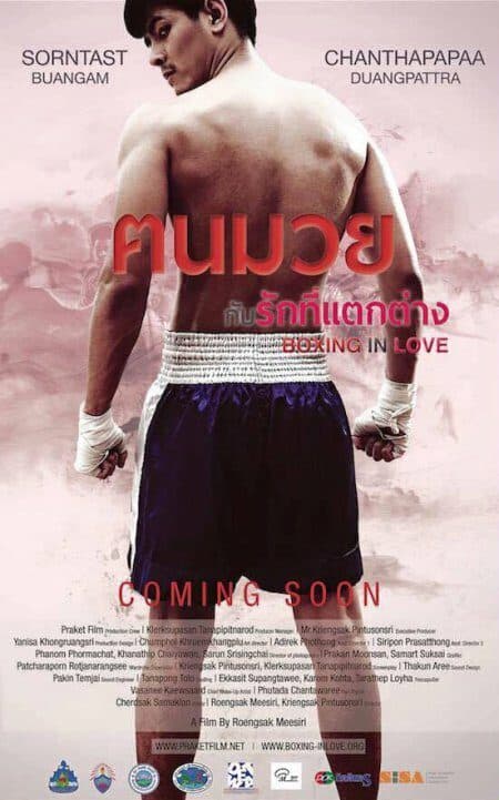 โปสเตอร์ภาพยนตร์ ฅนมวยกับรักที่แตกต่าง ใช้เป็นพื้นหลัง