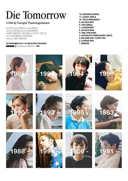 โปสเตอร์ภาพยนตร์ Die Tomorrow พรุ่งนี้ตาย ใช้เป็นพื้นหลัง