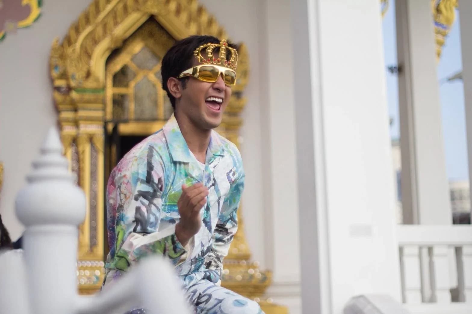 โปสเตอร์ภาพยนตร์ หลวงพี่แจ๊ส 5G ใช้เป็นพื้นหลัง