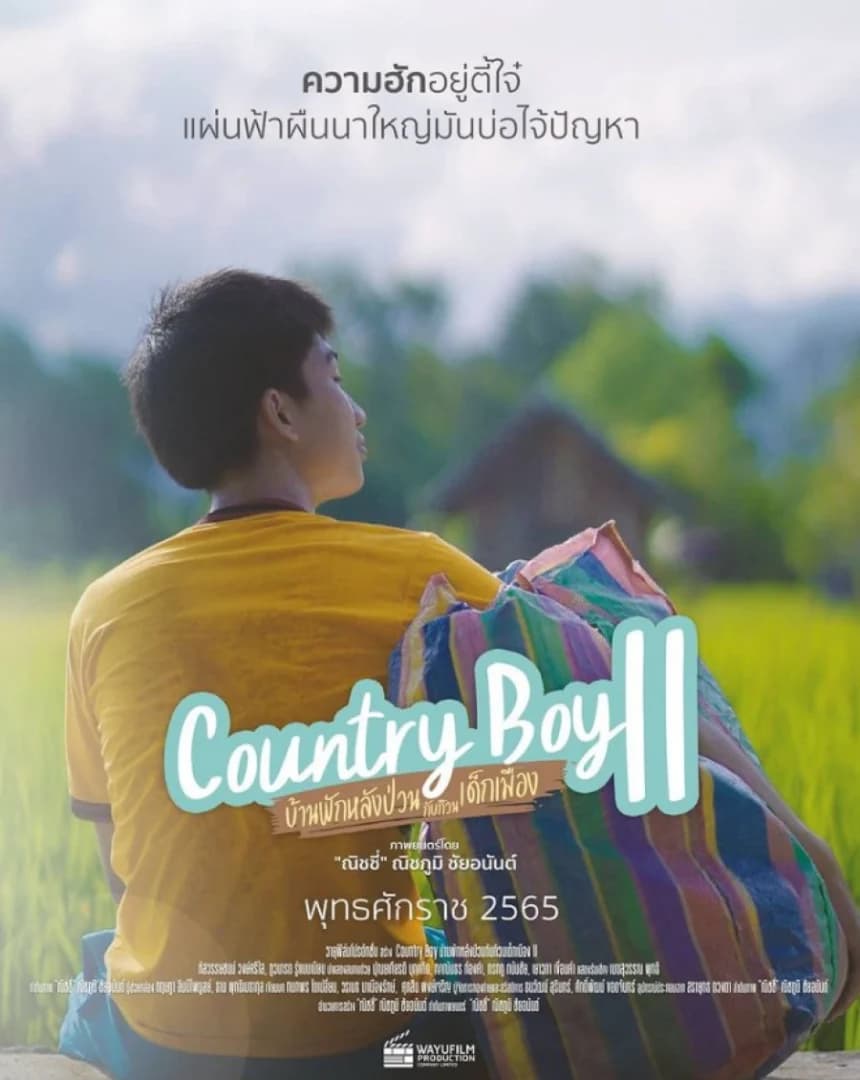 โปสเตอร์ภาพยนตร์ บ้านพักหลังป่วนกับก๊วนเด็กเมือง 2 ใช้เป็นพื้นหลัง