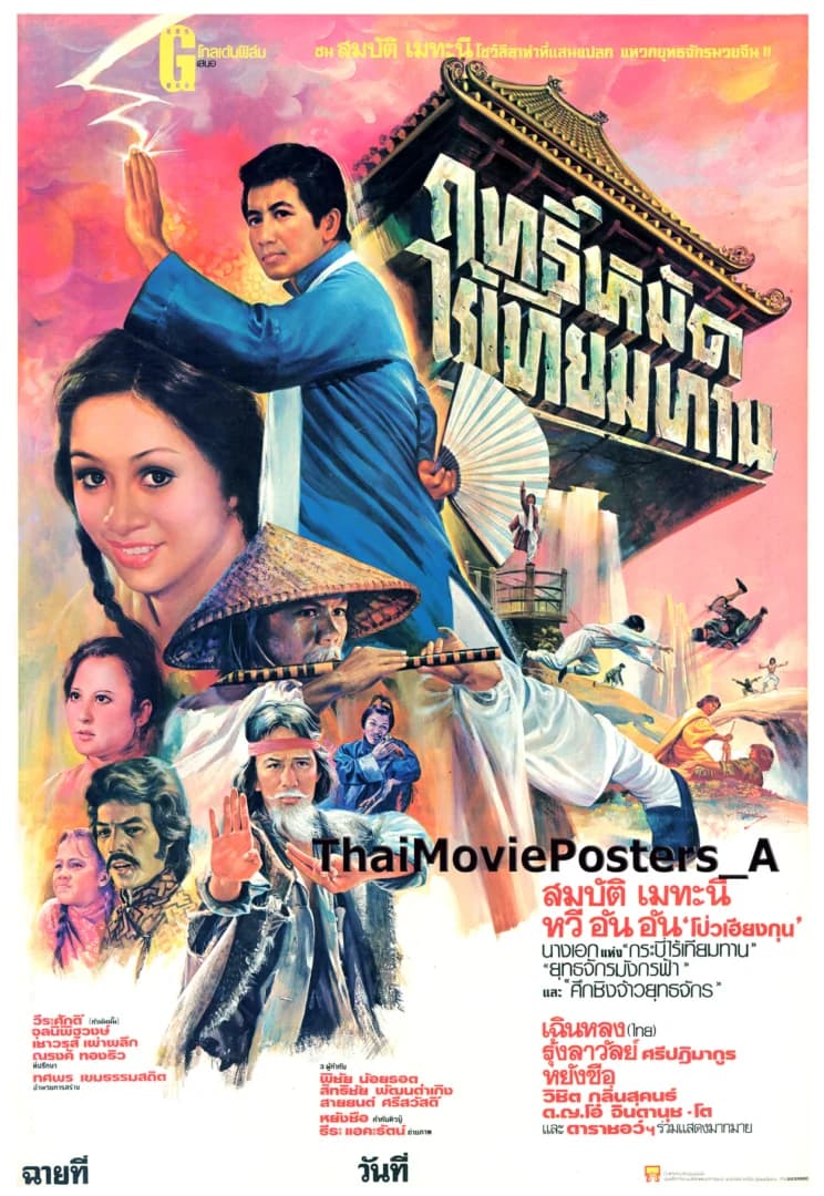 โปสเตอร์ภาพยนตร์ ฤทธิ์หมัดไร้เทียมทาน ใช้เป็นพื้นหลัง