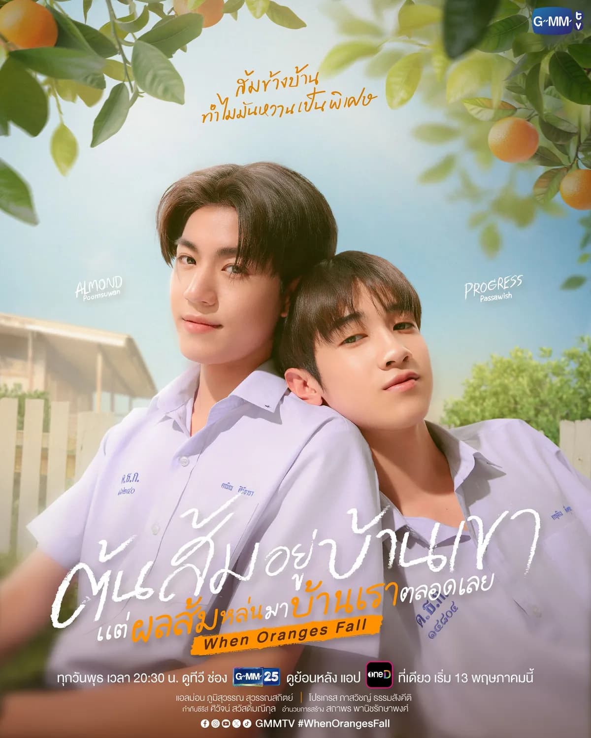 Poster of When Oranges Fall as background