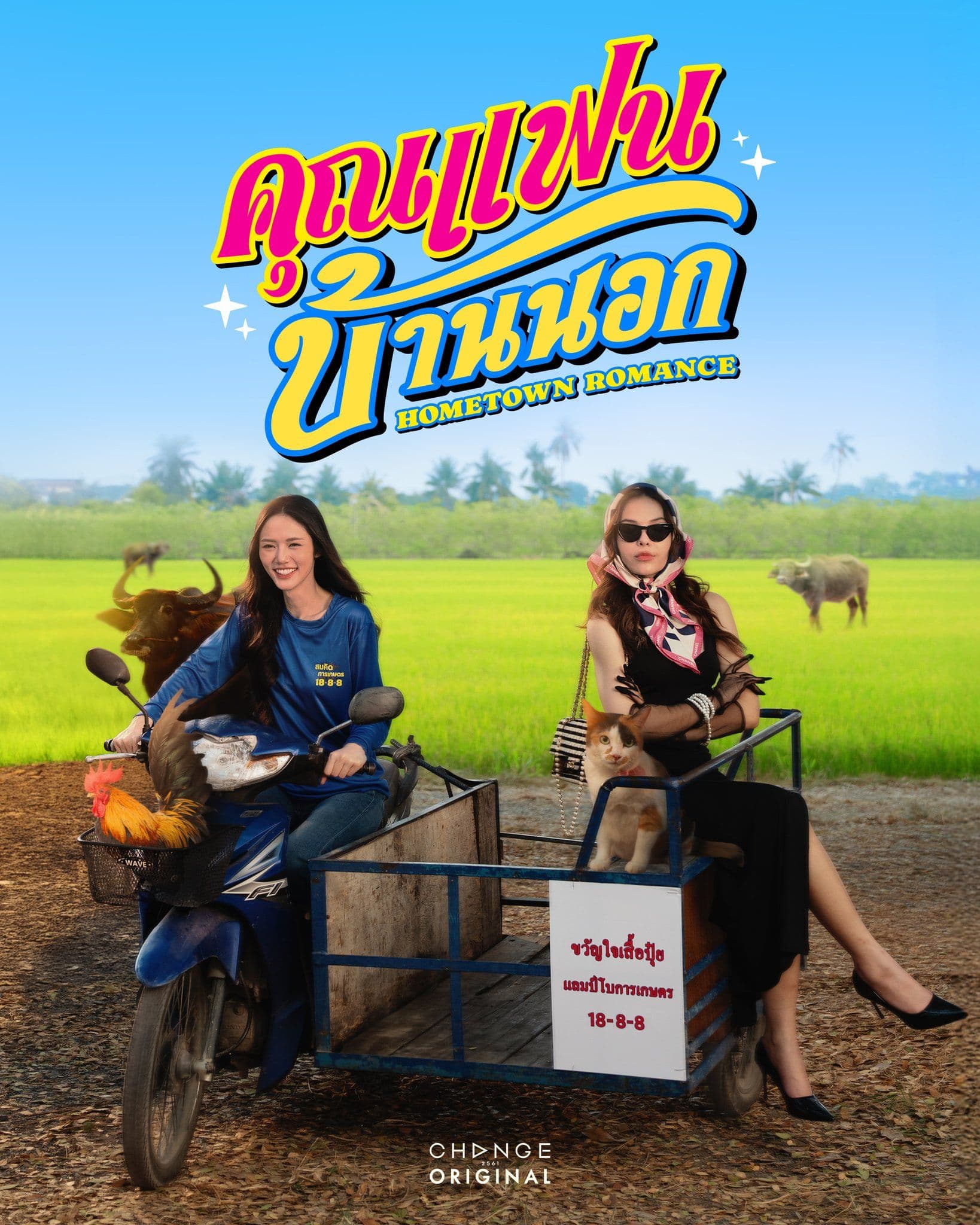 โปสเตอร์ละคร คุณแฟนบ้านนอก ใช้เป็นพื้นหลัง