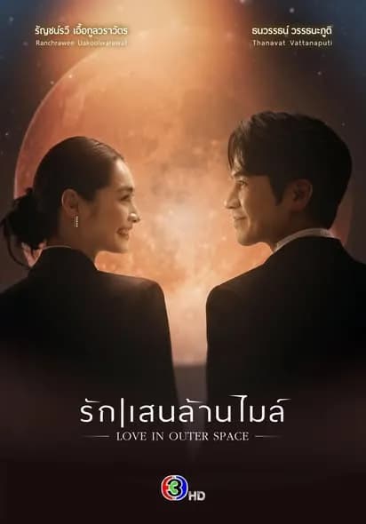 โปสเตอร์ละคร รักแสนล้านไมล์ ใช้เป็นพื้นหลัง